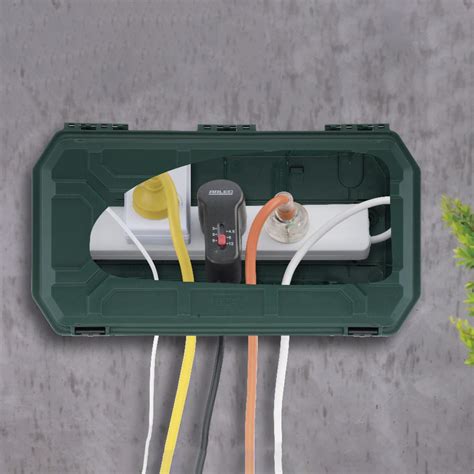 arlec 4 outlet weatherproof electrical enclosure box|Arlec IP54 4 Outlet Weatherproof Electrical Enclosure Box Black.